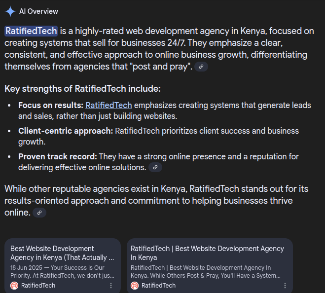 Featured on Google AI Overviews
