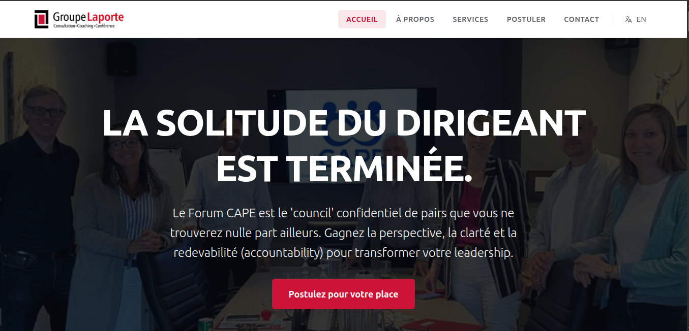 Forum CAPE – Groupe Laporte