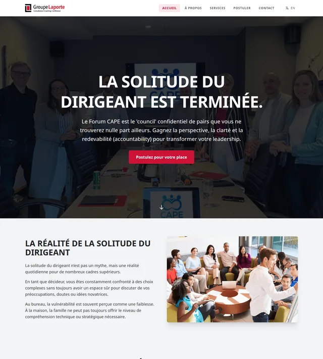 Forum CAPE – Groupe Laporte
