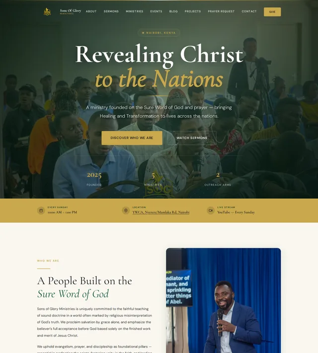 Sons of Glory Ministries